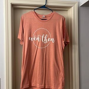 Blush Christian t-shirt, size L